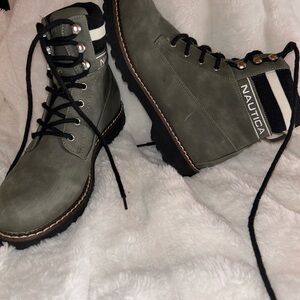Nautica Women's Gray Boots